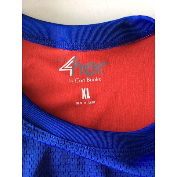 NWT Washington Bullets, Womens Shirt, Size XL, Cute Design! 4 Her By Carl Banks - Picture 4 of 7